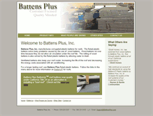 Tablet Screenshot of battensplus.com